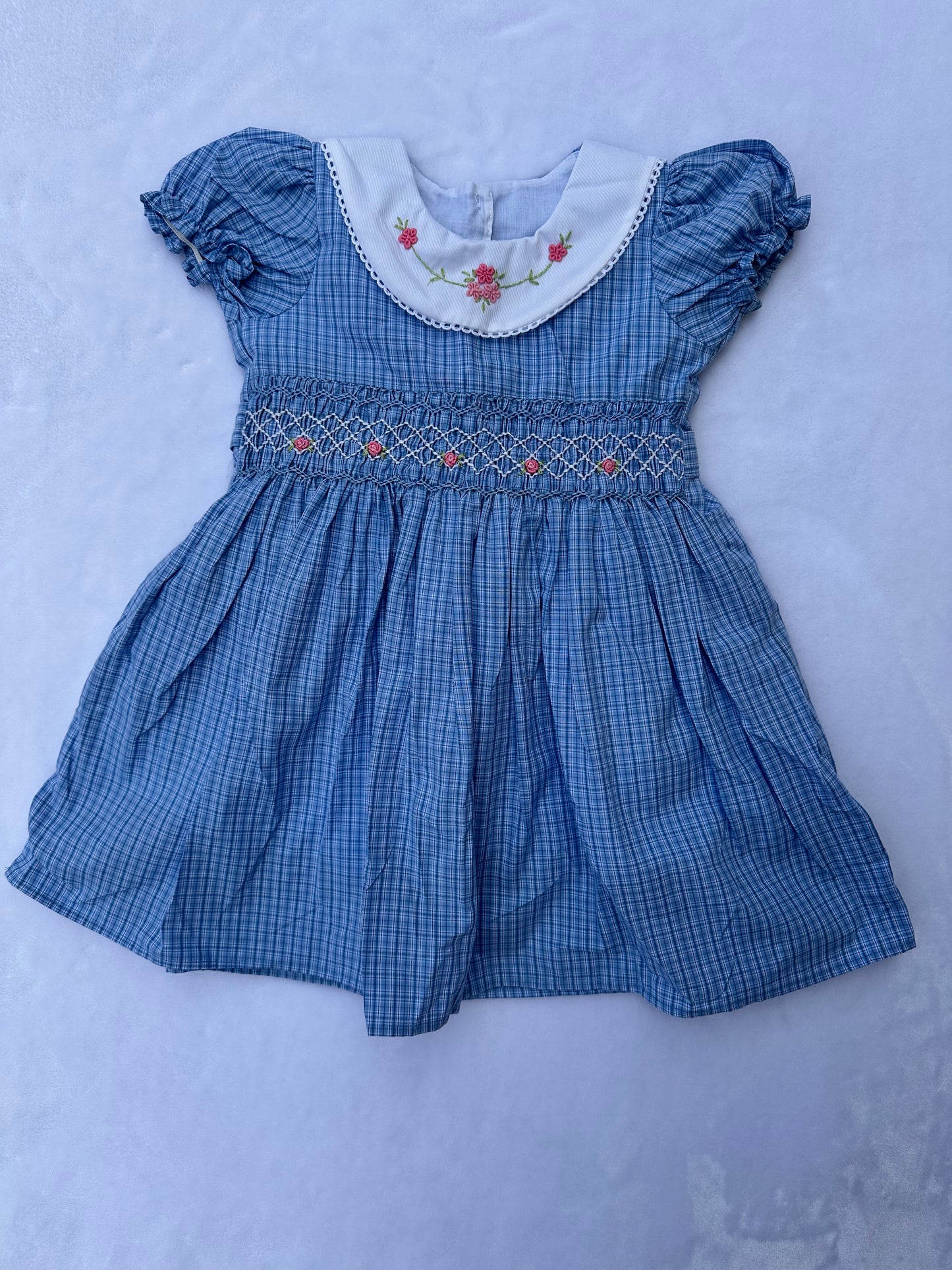 Sapphire Checked Dress