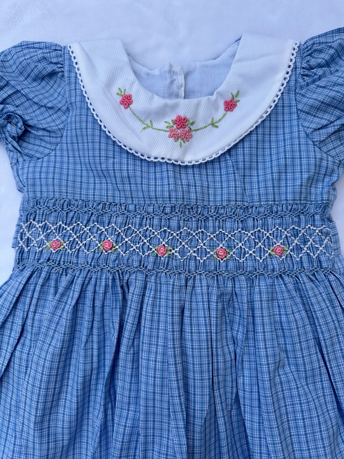 Sapphire Checked Dress