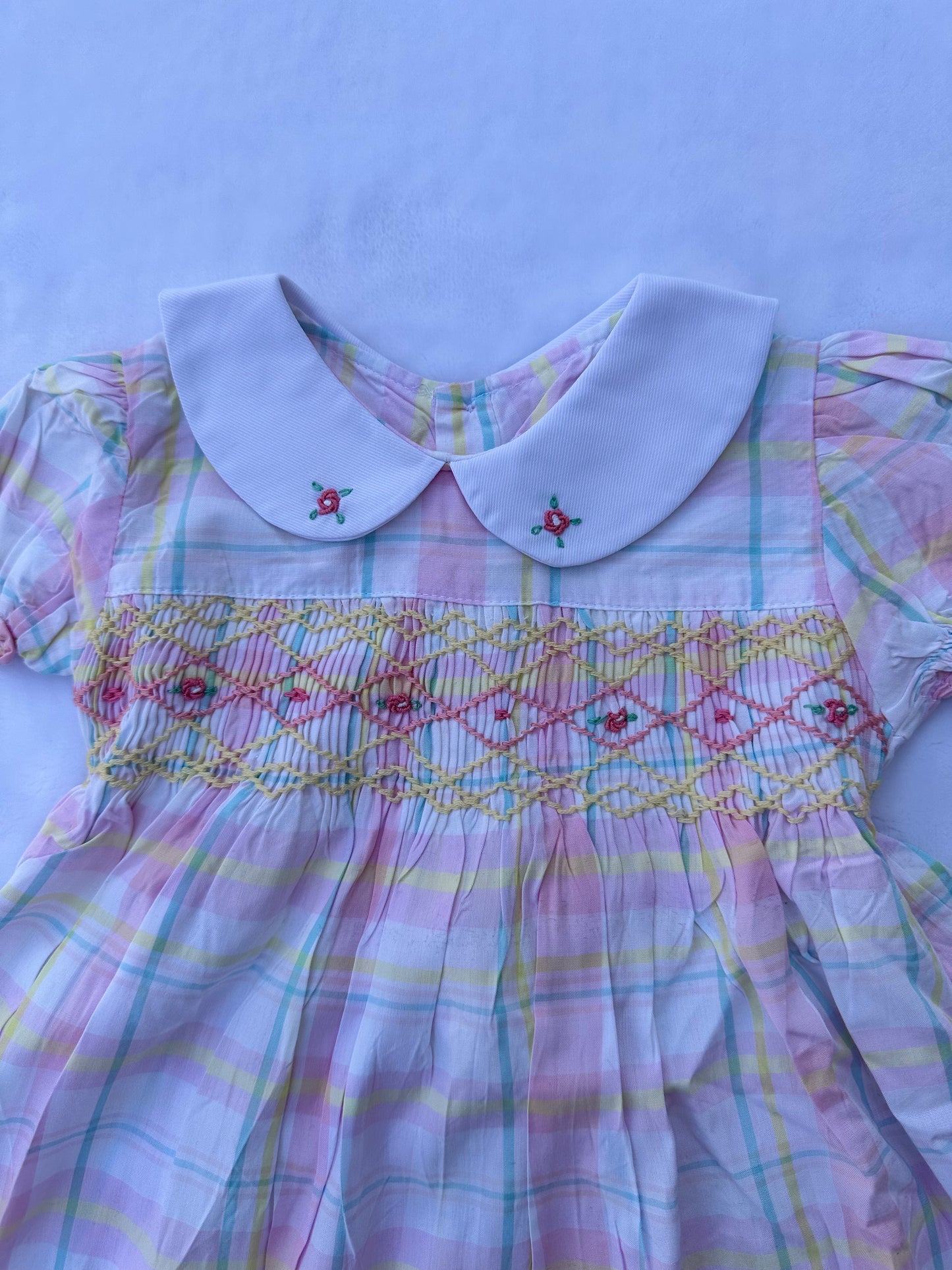 Sunlit Meadow Checked Dress